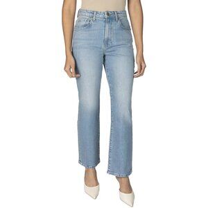Nelle Atelier Women's The Kate Stovepipe Denim Jean Straight Leg Blue Size 23